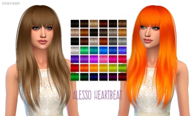 Sims 4 Alesso Heartbeat retexture at Nessa Sims