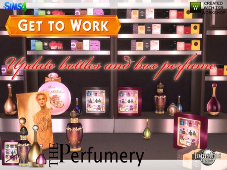 Perfumery GTW bottles and box updates by Jomsims at TSR