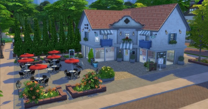Sims 4 Vanille Fraise pâtisserie at Studio Sims Creation