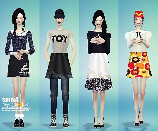 Sims 4 Female ACC apron at Marigold