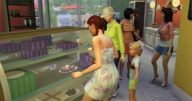 Sims 4 Vanille Fraise pâtisserie at Studio Sims Creation