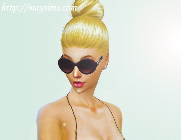 Sims 4 Hair 28U (TS3 Geisha) at May Sims