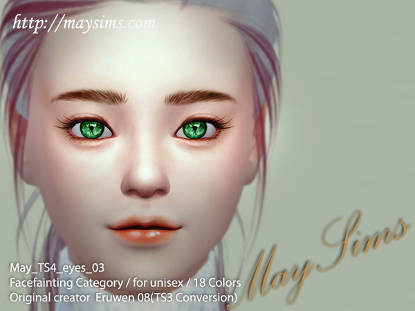 Sims 4 Eyes 03 (Eruwen) at May Sims
