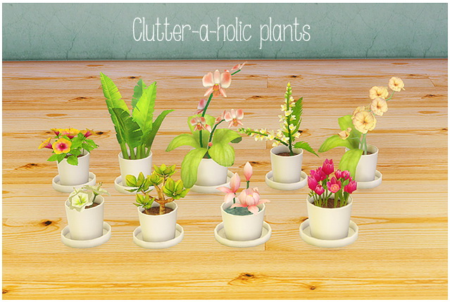 Sims 4 Clutter a holic plants at Lina Cherie