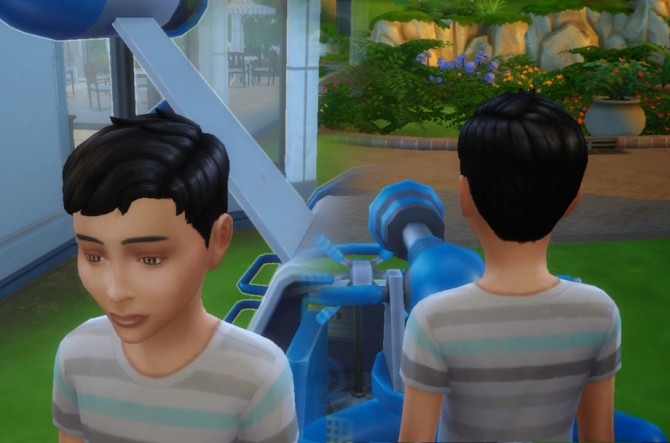 Sims 4 Parted Flat for Boys at My Stuff