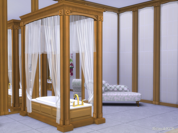 Sims 4 Clive Elegant Bathroom by ShinoKCR at TSR