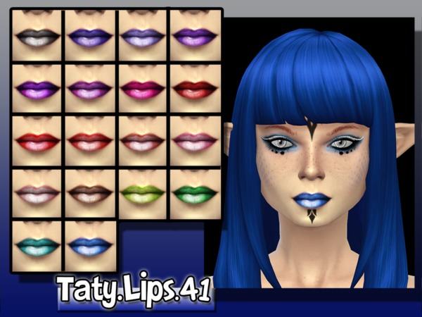 Sims 4 Lips 42 by Taty at TSR