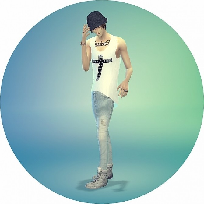 Sims 4 Unbalance sleeveless at Marigold