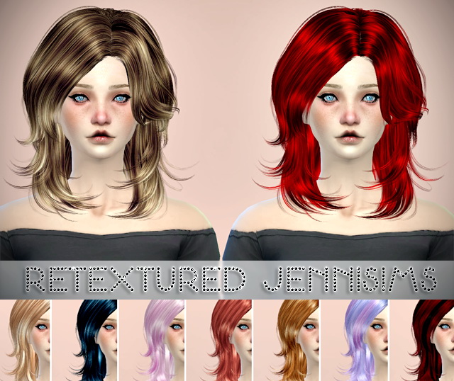 Sims 4 MaySims Hairs Retexture at Jenni Sims