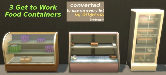 Sims 4 3 Get to Work Food Container at Leander Belgraves