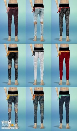 Scarf belt & sagging pants at Marigold » Sims 4 Updates