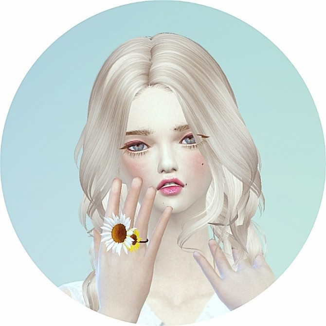Sims 4 Layered flower ring at Marigold