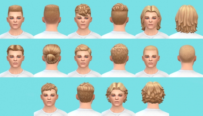 Get To Work Male Hairs Base Game At Pickypikachu Sims 4 Updates