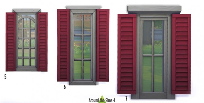 Sims 4 Colors of New Orleans: walls, doors & windows at Around the Sims 4