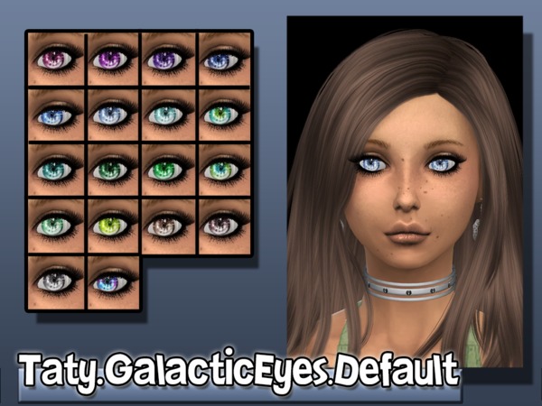 Sims 4 Galactic Eyes by Taty at TSR
