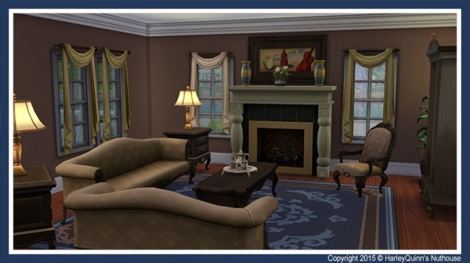 Sims 4 Maison Pierre house at Harley Quinn’s Nuthouse