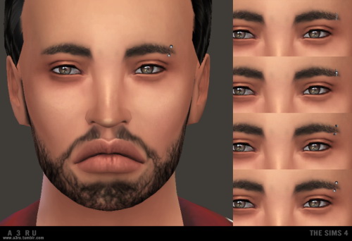 Sims 4 Eyebrow piercing at A3RU