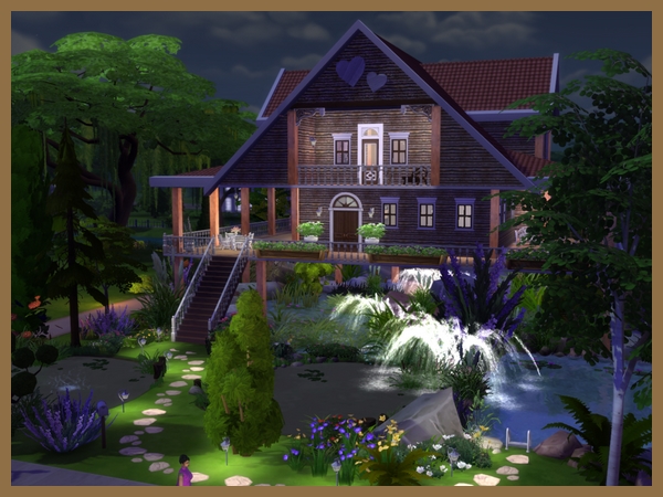Sims 4 Herzle house by Maxi Sims at Akisima