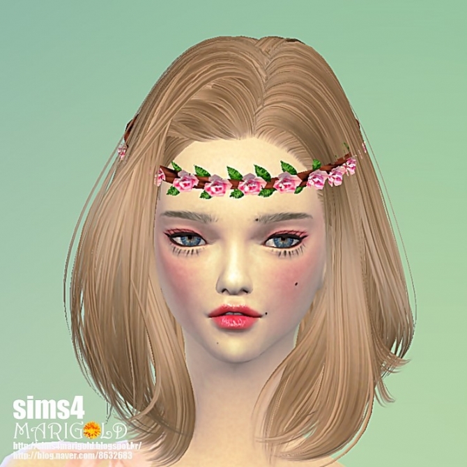 Flower crown at Marigold » Sims 4 Updates