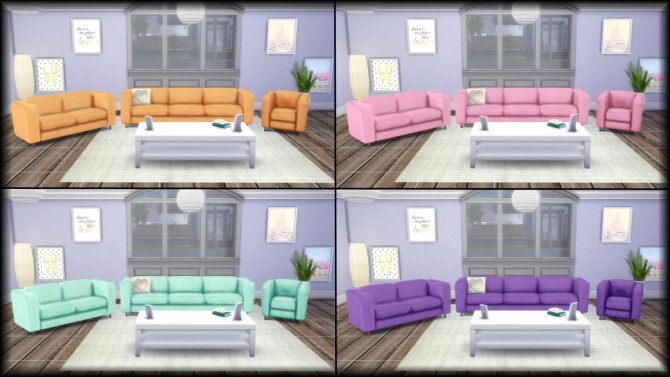 Sims 4 Modern Seating Conversions at DreamCatcherSims4