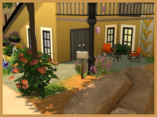 Sims 4 Calla starter house by Maxi Sims at Akisima