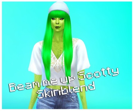 Beam me up Scotty Skinblend at Artemis Sims