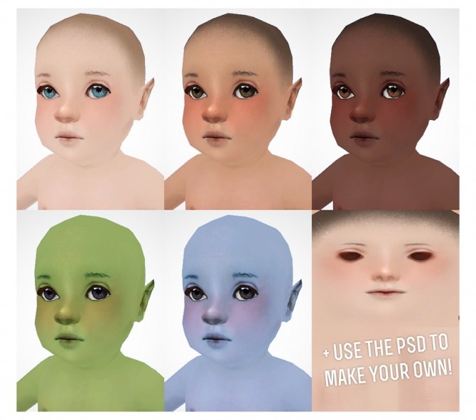 sims 4 baby skin replacement mod