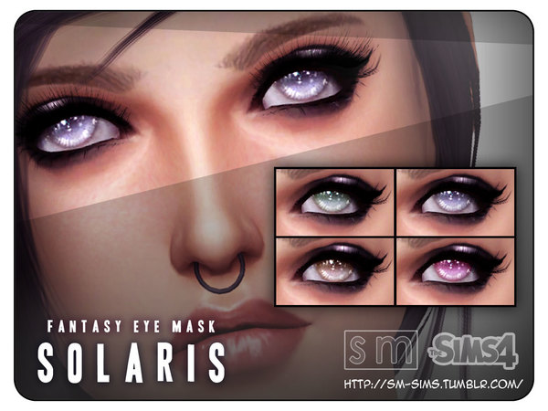 Sims 4 Solaris Fantasy Eye Mask by Screaming Mustard at TSR