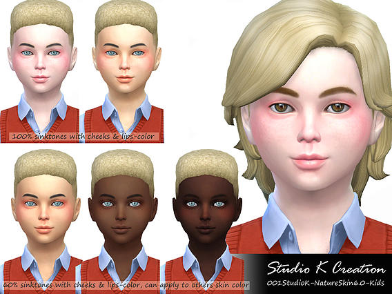 Sims 4 Nature skin for kids at Studio K Creation