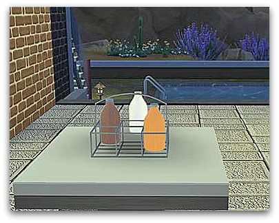 Vintage Milk Bottle and Holder at Cool-panther Sims 4 Haven
