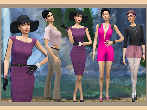 Sims 4 Harmonie Rose, no cc by Mich Utopia at Sims 4 Passions