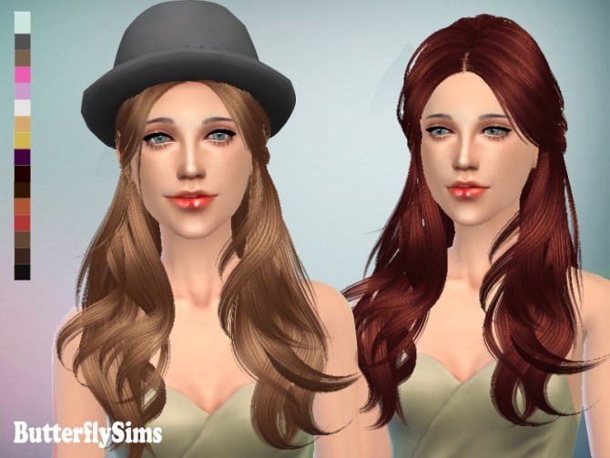 Sims 4 Hair 091 (Pay) by YOYO at Butterfly Sims