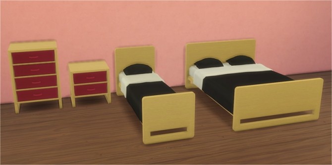 Sims 4 Dorm Seating & Bedroom at Veranka