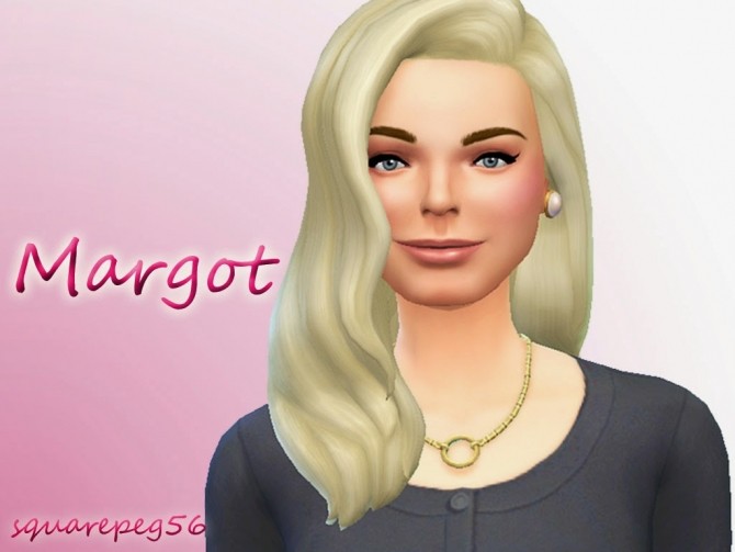 Sims 4 Margot Robbie by squarepeg56 at Sims and Just Stuff