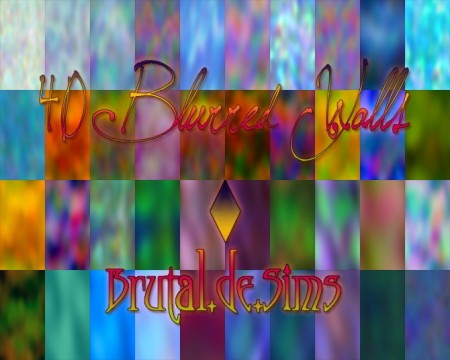 Blurred Walls at Brutal de Sims4