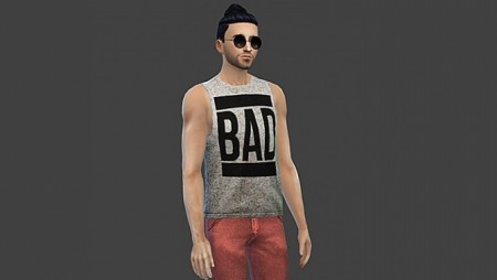 Male Muscle Tank Tees  Set 1 at Sims 4 Sweetshop