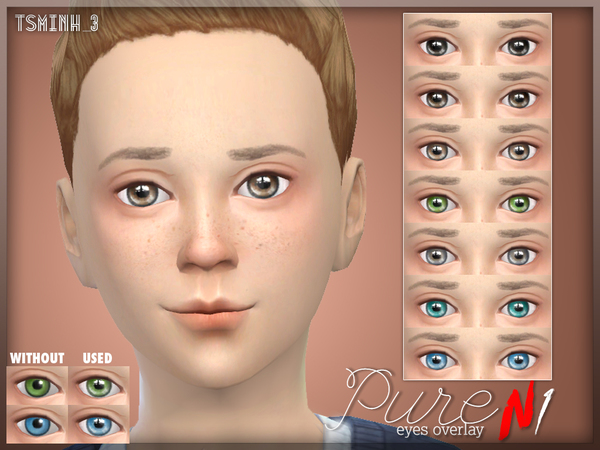 Sims 4 Pure Eyes Overlay by tsminh 3 at TSR