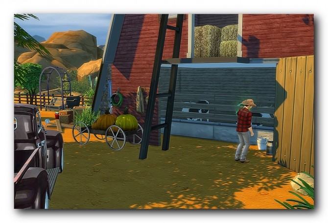 Sims 4 Bob farm at Architectural tricks from Dalila