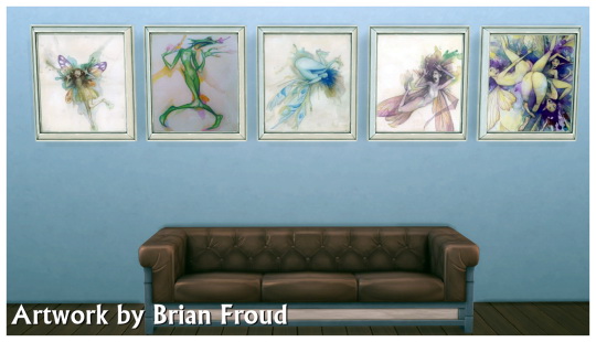 Sims 4 Brian Froud artwork at SimDoughnut