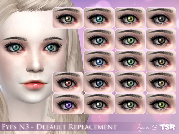 Sims 4 Eyes N3 Default replacement by Aveira at TSR