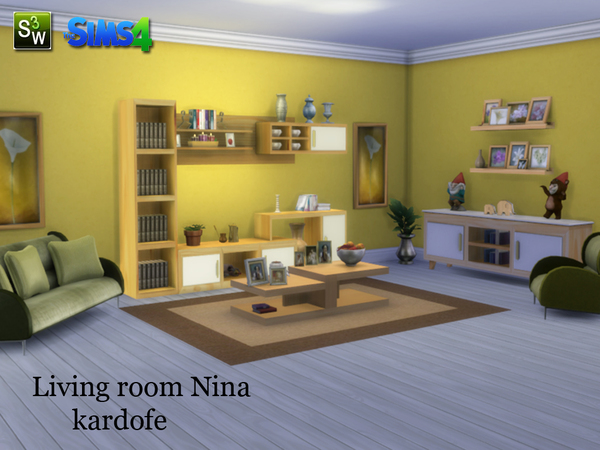 Sims 4 Nina living room by kardofe at TSR