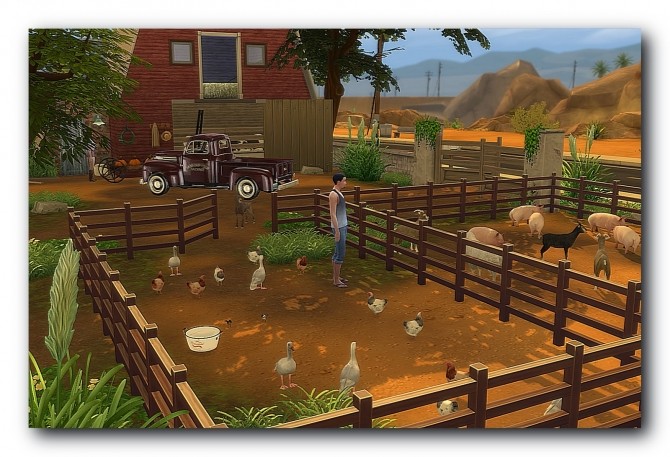 Sims 4 Bob farm at Architectural tricks from Dalila