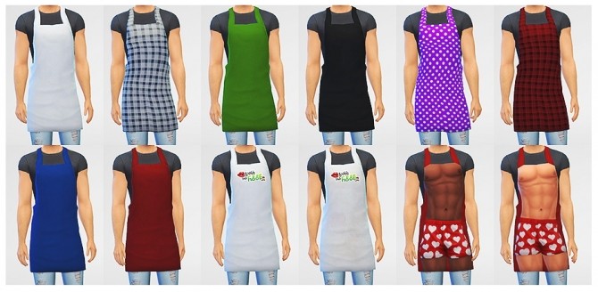 Sims 4 Male apron at LumiaLover Sims