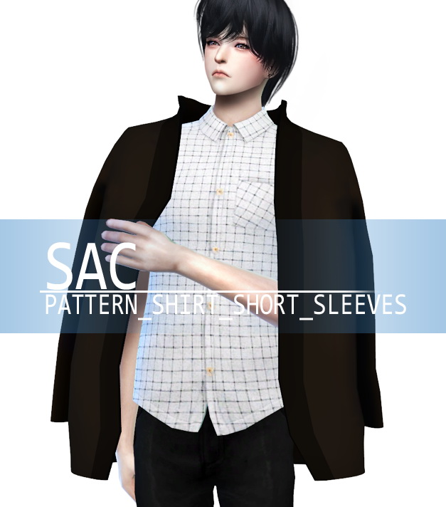 Sims 4 Pattern shirt short sleeves at SAC