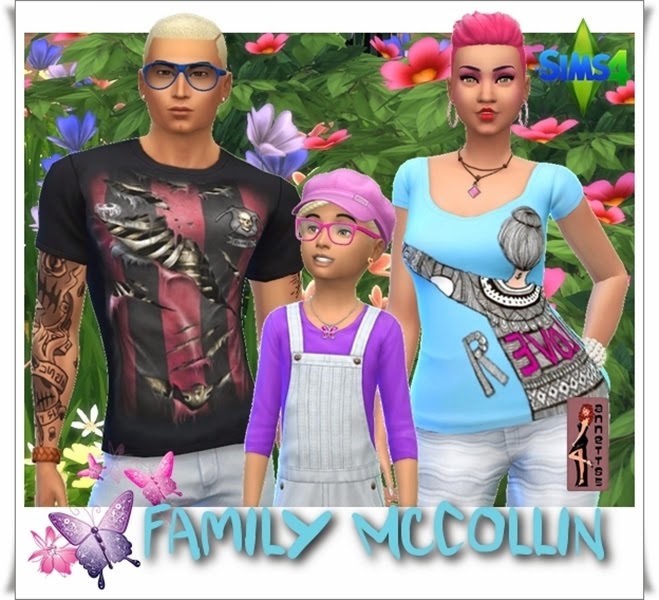Sims 4 McCollin family at Annett’s Sims 4 Welt