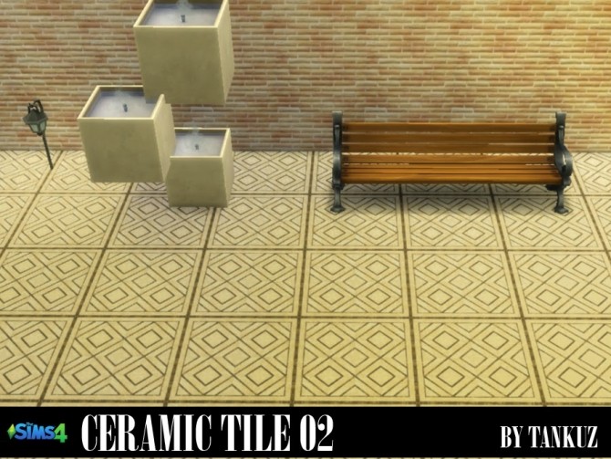 Sims 4 Ceramic tile set at Tankuz Sims4