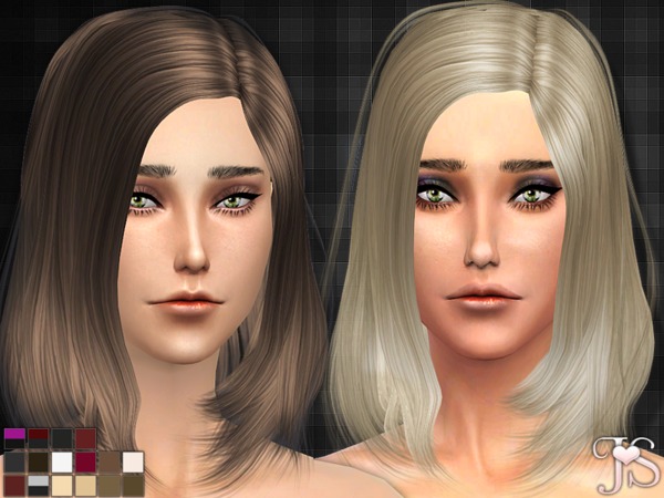Sims 4 One Wish Hairstyle by JavaSims at TSR
