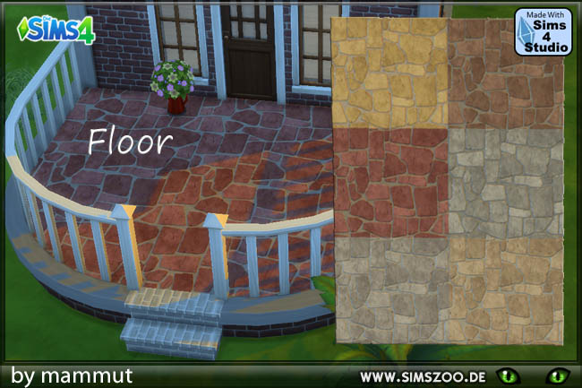 Sims 4 Multicolored floor by Mammut at Blacky’s Sims Zoo