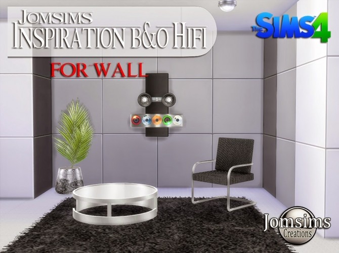Sims 4 Bang & Olufsen HIFI at Jomsims Creations