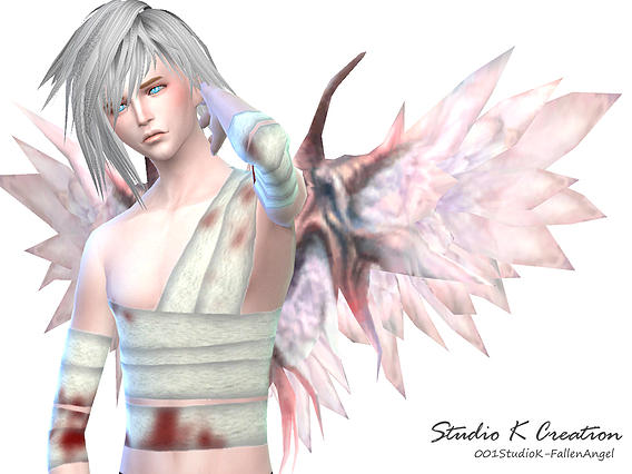 Sims 4 Wings and bandage at Studio K Creation
